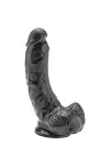 Dildo 20,5 cm mit Hoden schwarz von Get Real kaufen - Fesselliebe