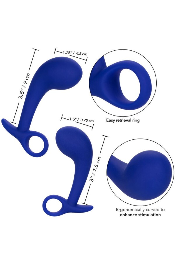 Admiral Set 2 Analplug Blau von Calexotics kaufen | Fesselliebe