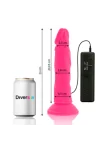 Flexibelr Vibrierender Dildo 23 Cm - Rosa von Diversia kaufen - Fesselliebe