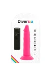 Flexibelr Vibrierender Dildo 23 Cm - Rosa von Diversia kaufen - Fesselliebe