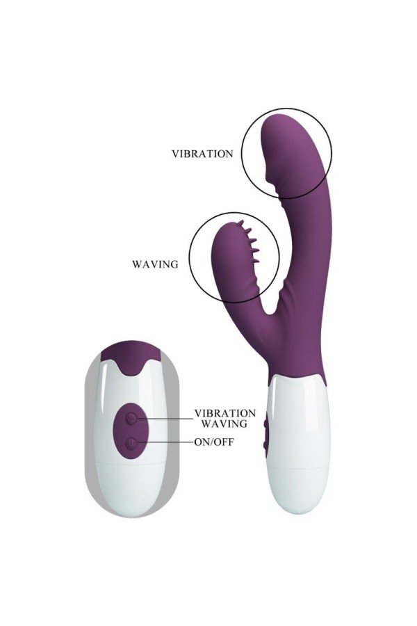 Andre Rabbit Vibrator & G-Punkt-Stimulator Lila von Pretty Love Flirtation kaufen | Fesselliebe