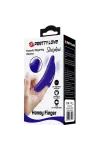 Delphini Leistungsstarker Dunkelblauer Fingerstimulator von Pretty Love Flirtation kaufen - Fesselliebe