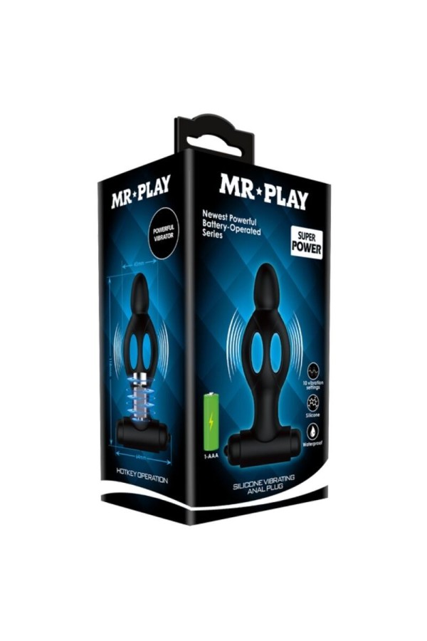Silikon Analsplug mit Vibration von Mr Play kaufen | Fesselliebe