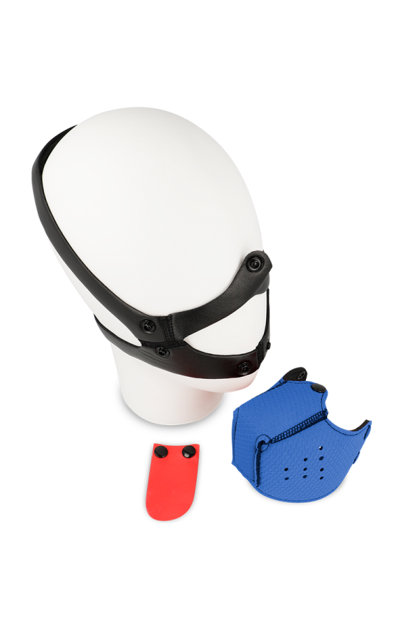 Hunde Maulkorb - Blau von Ohmama Fetish kaufen | Fesselliebe