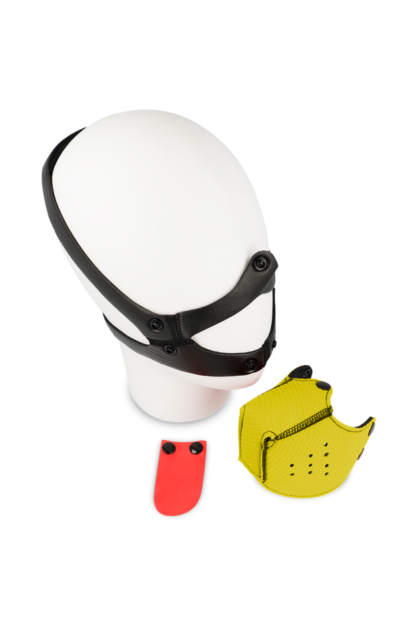 Hunde Maulkorb - Gelb von Ohmama Fetish kaufen | Fesselliebe