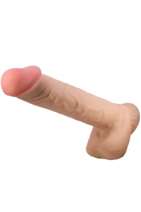 Sliding Skin Series realistischer Dildo mit Sliding Skin Saunapf Fleisch 26 cm von Pretty Love High Grade kaufen | Fesselliebe