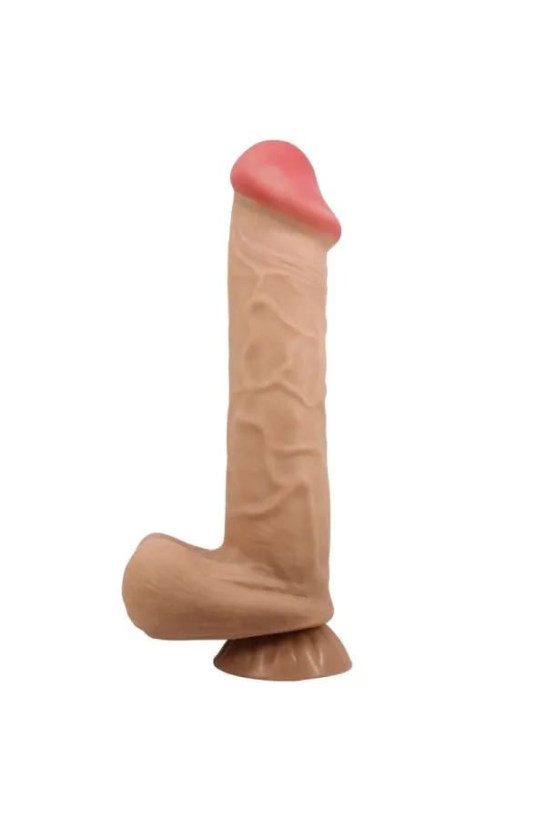 PRETTY LOVE - SLIDING SKIN SERIES REALISTISCHER DILDO MIT SLIDING SKIN SAUNAPF FLEISCH 26 CM kaufen - Fesselliebe