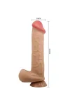 PRETTY LOVE - SLIDING SKIN SERIES REALISTISCHER DILDO MIT SLIDING SKIN SAUNAPF FLEISCH 26 CM kaufen - Fesselliebe