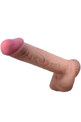 Sliding Skin Series realistischer Dildo mit Sliding Skin Saugnapf Braun 26 cm von Pretty Love High Grade kaufen | Fesselliebe