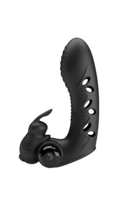 Vance Black Rabbit Vibrator Fingerabdeckung von Pretty Love Male kaufen | Fesselliebe