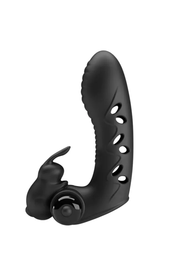 PRETTY LOVE - VANCE BLACK RABBIT VIBRATOR FINGERTOY kaufen - Fesselliebe