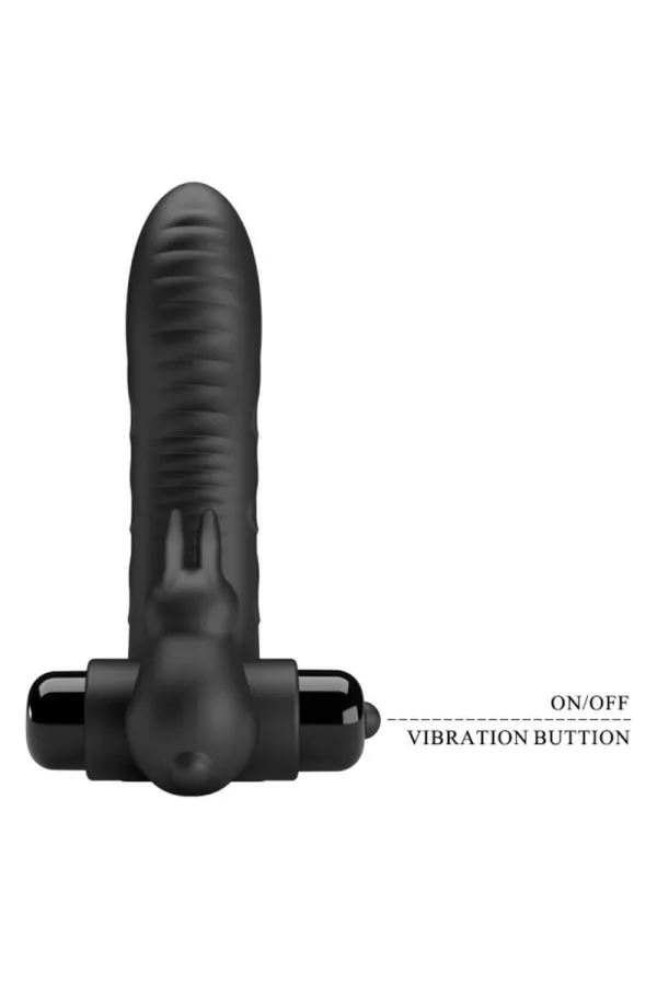 PRETTY LOVE - VANCE BLACK RABBIT VIBRATOR FINGERTOY kaufen - Fesselliebe