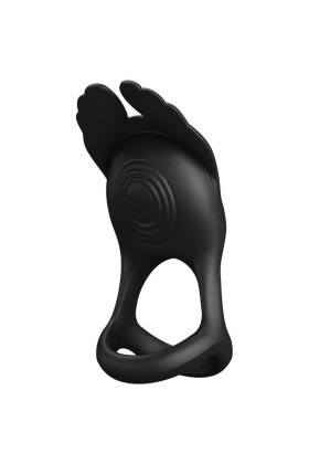 Silas Vibrant Penis Ring 7 Vibrationen Schwarzes Silikon von Pretty Love Male kaufen | Fesselliebe