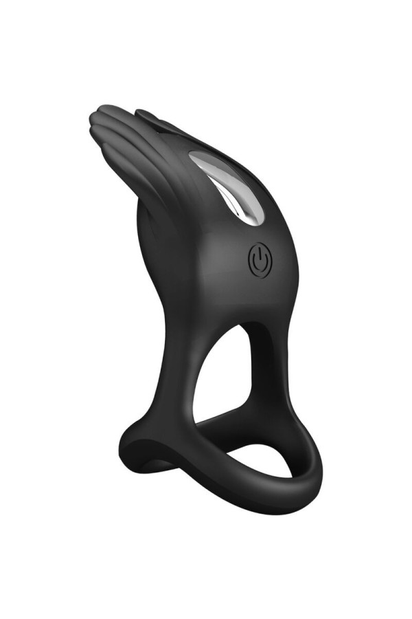 Silas Vibrant Penis Ring 7 Vibrationen Schwarzes Silikon von Pretty Love Male kaufen | Fesselliebe