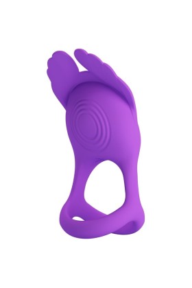 Silas Vibrant Penis Ring 7 Vibrationen Lila Silikon von Pretty Love Male kaufen | Fesselliebe