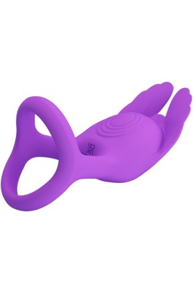 Silas Vibrant Penis Ring 7 Vibrationen Lila Silikon von Pretty Love Male kaufen | Fesselliebe