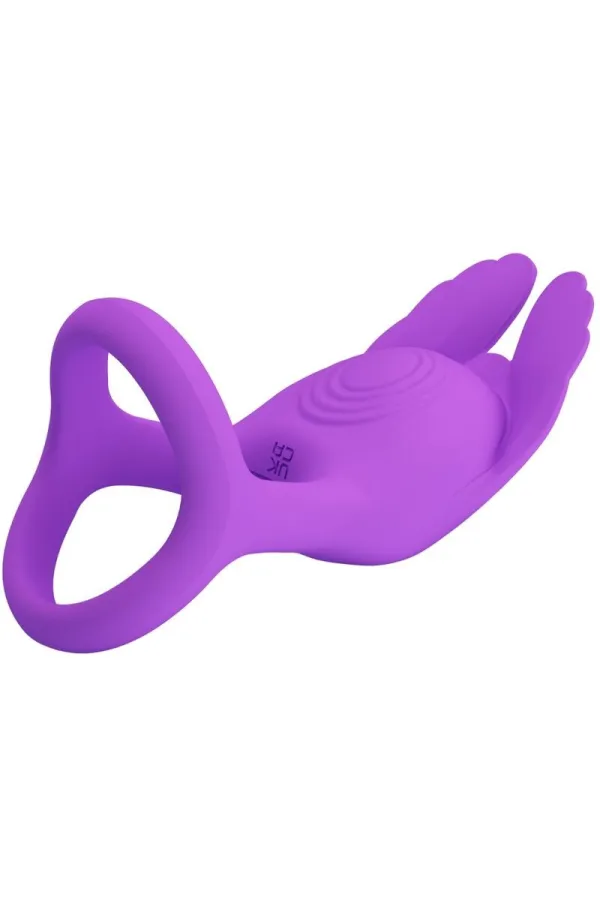 PRETTY LOVE - VIBRANT PENIS RING 7 VIBRATIONEN LILA SILIKON kaufen - Fesselliebe