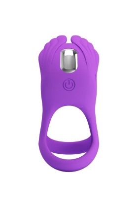 Silas Vibrant Penis Ring 7 Vibrationen Lila Silikon von Pretty Love Male kaufen | Fesselliebe