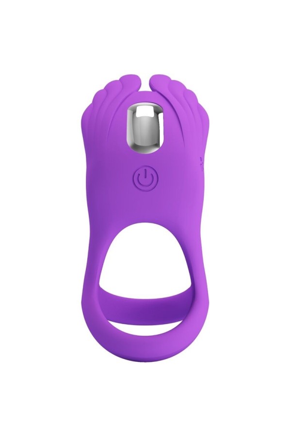 Silas Vibrant Penis Ring 7 Vibrationen Lila Silikon von Pretty Love Male kaufen | Fesselliebe