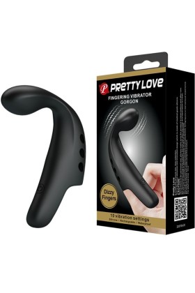 Schwarzer Gorgon-Vibrator-Futsch von Pretty Love Flirtation kaufen | Fesselliebe