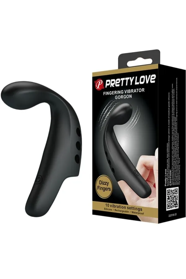 Schwarzer Gorgon-Vibrator-Futsch von Pretty Love Flirtation kaufen - Fesselliebe