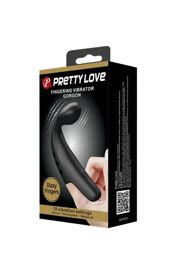 Schwarzer Gorgon-Vibrator-Futsch von Pretty Love Flirtation kaufen - Fesselliebe