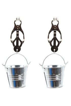 Nippelklemmen mit Eimer von Ohmama Fetish kaufen | Fesselliebe