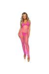 LEG AVENUE - LANGES NETZKLEID PINK ONESIZE