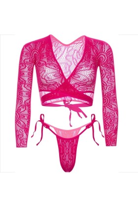 Top Crop Spitze mit Tanga von Leg Avenue Sets kaufen | Fesselliebe