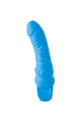 Vibrierender Dildo Mr. Right Multi-Speed 15,5 cm Blau von Classix