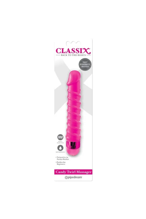 Candy Twirl Massagegerät 16,5cm rosa von Classix kaufen - Fesselliebe