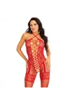 Bodystocking Halshalter Rote Herzen Rot von Leg Avenue Bodystockings kaufen - Fesselliebe