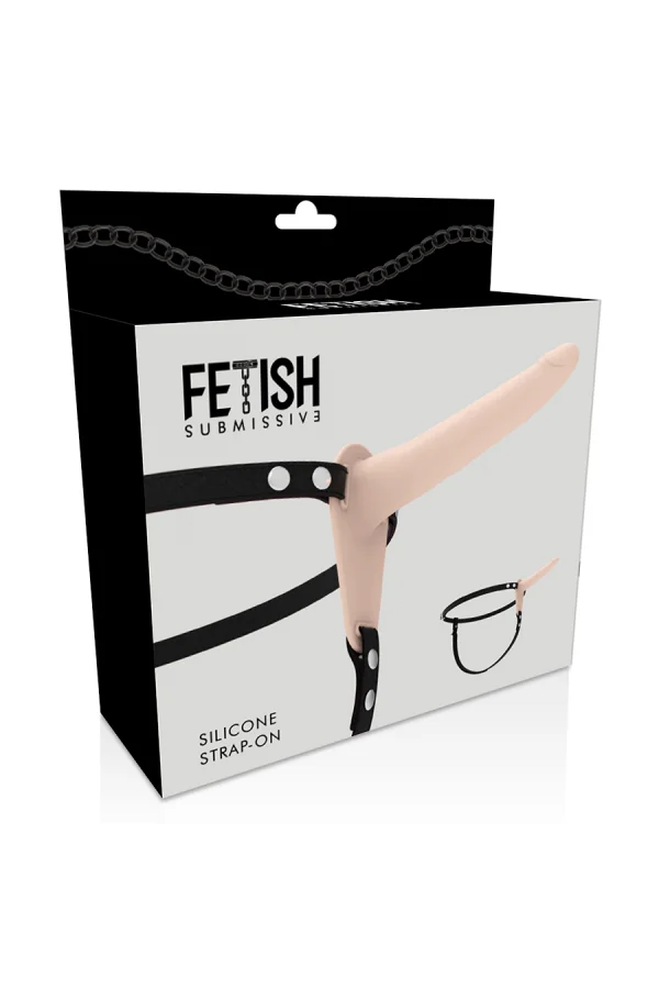 Silikon Strap-On Hautfarben 15cm von Fetish Submissive Harness kaufen - Fesselliebe