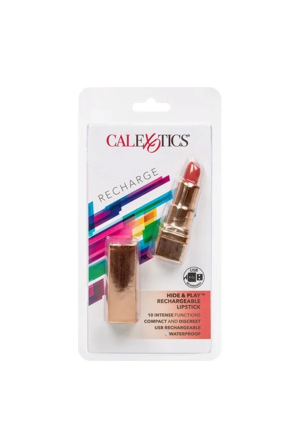 Calex Hide & Play Wiederaufladbar Lipstick Bullet - Rot von California Exotics kaufen - Fesselliebe