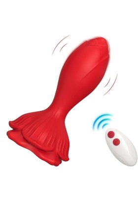 Rosa Vibrator & Analplug Kleine mit Fernbedienung Rot von Armony Anal kaufen | Fesselliebe