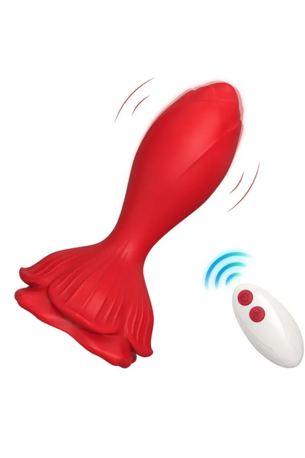 Rosa Vibrator & Analplug Kleine Fernbedienung Rot von Armony For Him kaufen - Fesselliebe