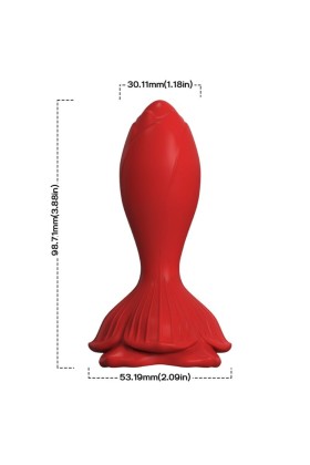 Rosa Vibrator & Analplug Kleine mit Fernbedienung Rot von Armony Anal kaufen | Fesselliebe