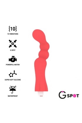 Gohan Vibrator Hellrot von G-Spot kaufen | Fesselliebe