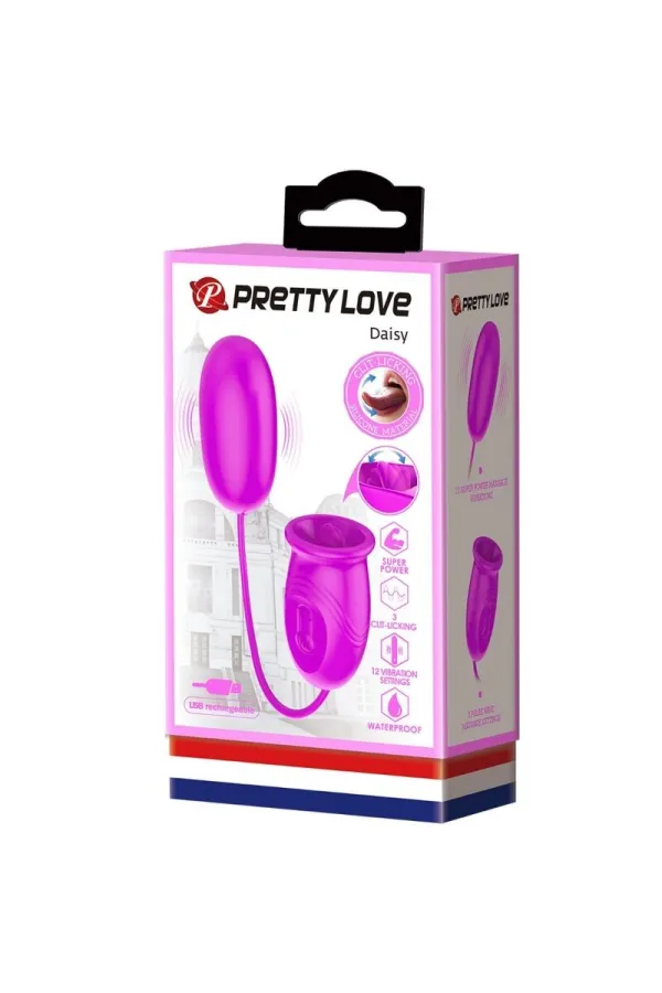 PRETTY LOVE - DAISY DUAL EGG WIEDERAUFLADBARER VIBRATOR LILA kaufen - Fesselliebe