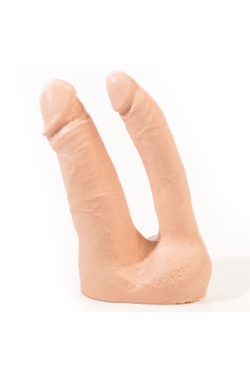Arthus realistischer Doppeldildo Fleisch 17cm/15,5cm von Pink Room kaufen | Fesselliebe