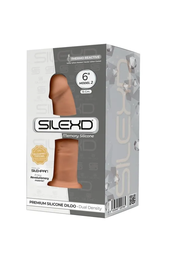 Modell 2 Realistischer Penis Premium Silexpan Silikon Karamell 15 cm von Silexd kaufen - Fesselliebe