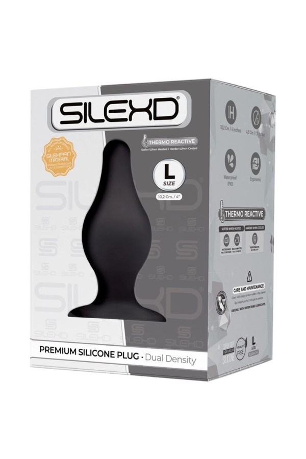 Modell 2 Analplug Premium Silexpan Silikon Premium Thermoreaktive Größe L von Silexd kaufen | Fesselliebe