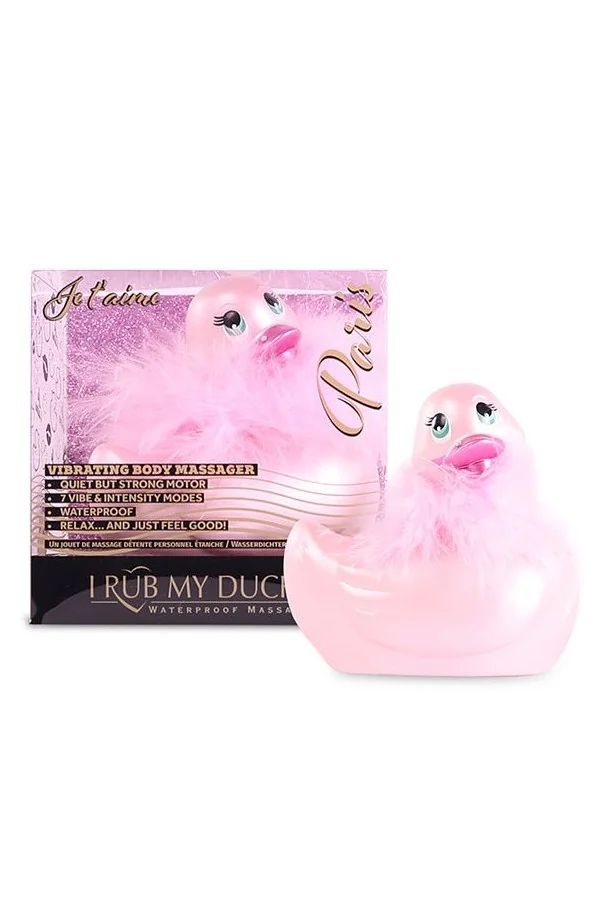 I Rub My My Duckie Vibrierende Badeente 2.0 Paris (rosa) von Big Teaze Toys kaufen - Fesselliebe