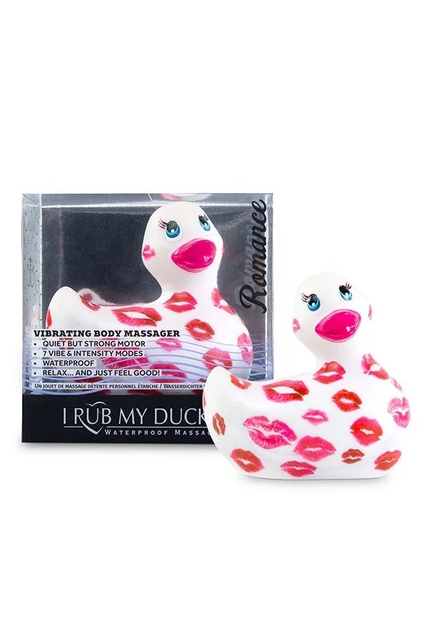 I Rub My My Duckie Vibrierende Badeente 2.0 Romantik (weiss& Rosa) von Big Teaze Toys kaufen - Fesselliebe