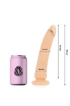 Dildo Hautfarben Silikon 20 X 4cm von Deltaclub kaufen - Fesselliebe