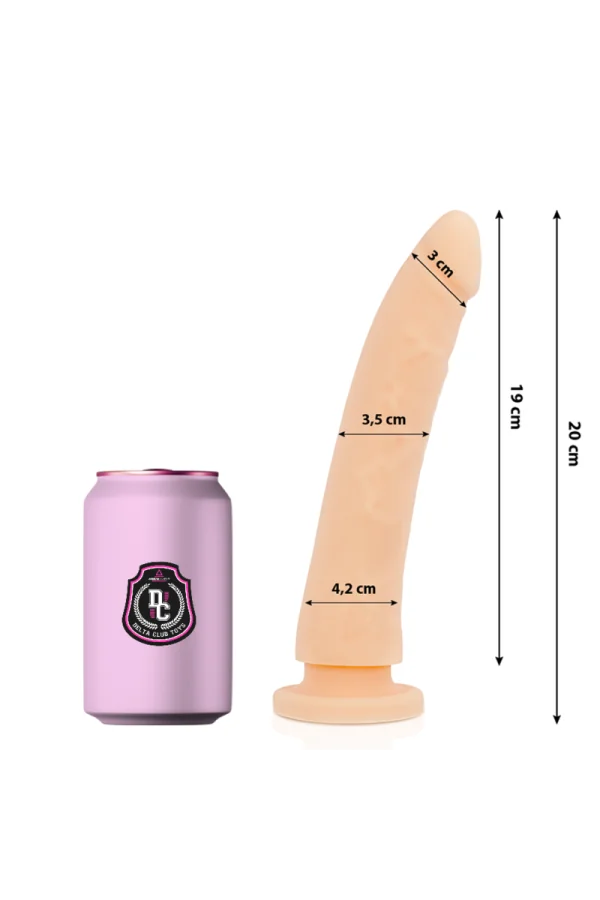 Dildo Hautfarben Silikon 20 X 4cm von Deltaclub kaufen - Fesselliebe