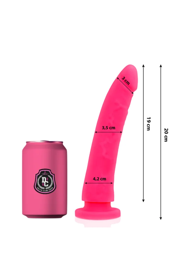 Dildo Pink Silikon 20 X 4cm von Deltaclub kaufen - Fesselliebe