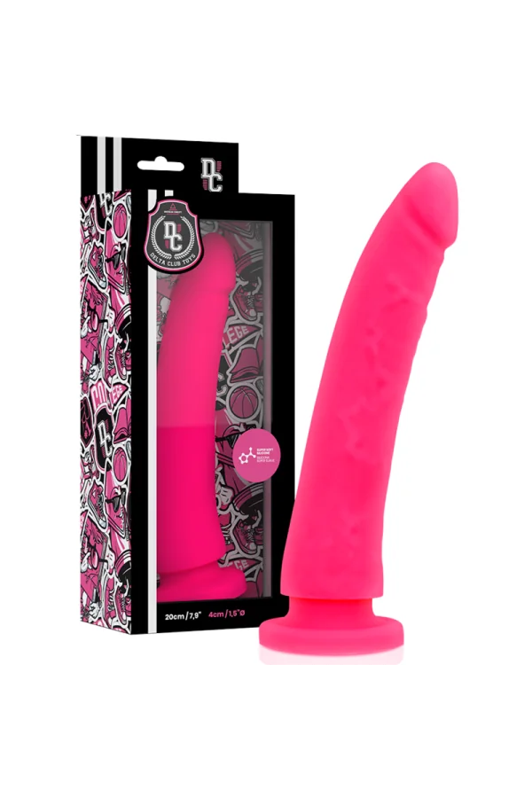 Dildo Pink Silikon 20 X 4cm von Deltaclub kaufen - Fesselliebe