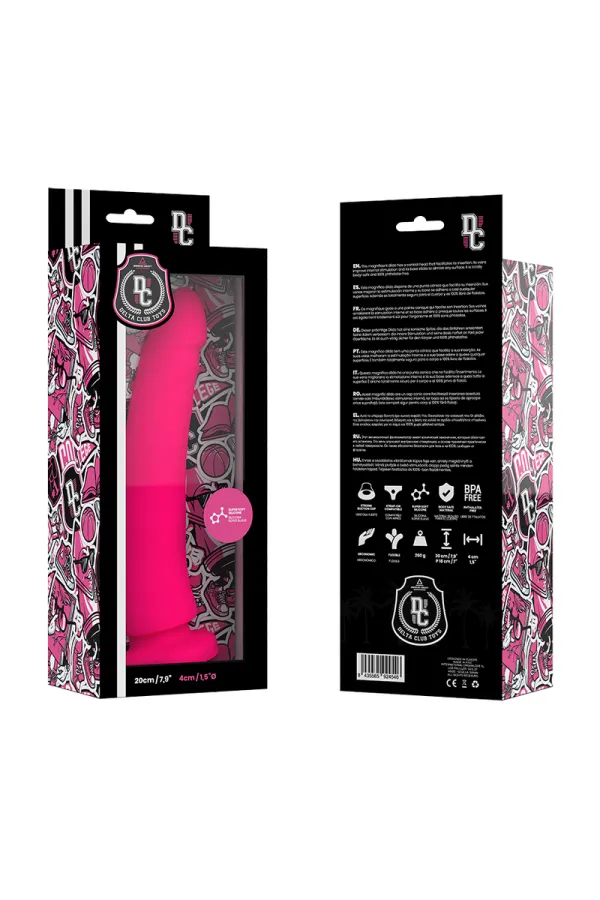 Dildo Pink Silikon 20 X 4cm von Deltaclub kaufen - Fesselliebe