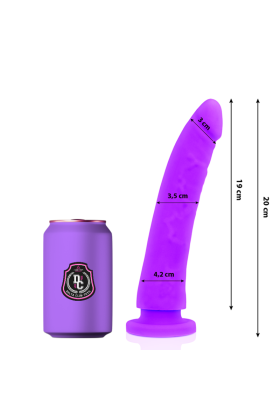 Toys Lila Dildo Medizinisches Silikon 20 cm -O- 4 cm von Deltaclub kaufen | Fesselliebe